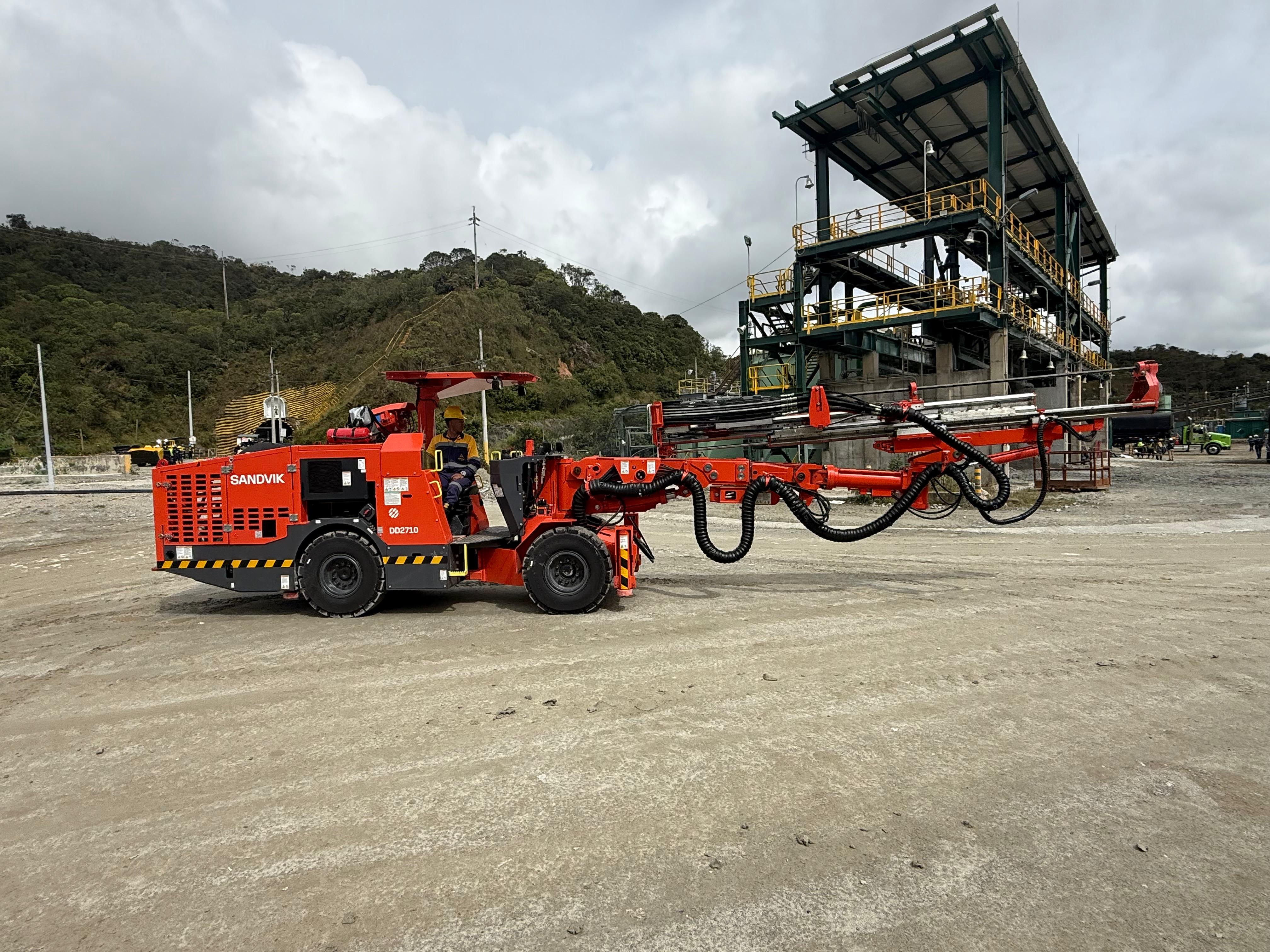 Rig Ramon EGM Colombia — Mina San Ramón | American Sierra Gold Corp.