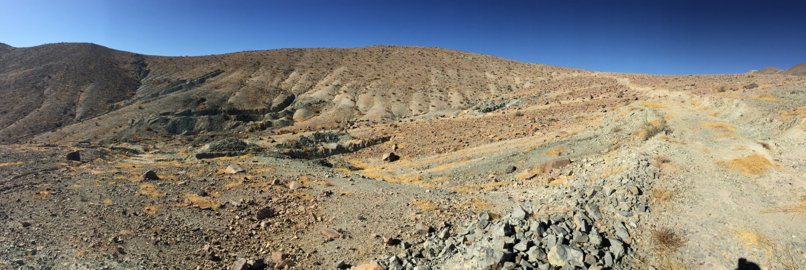 Los Azules-Q'Inti site landscape, Copiapó, Chile