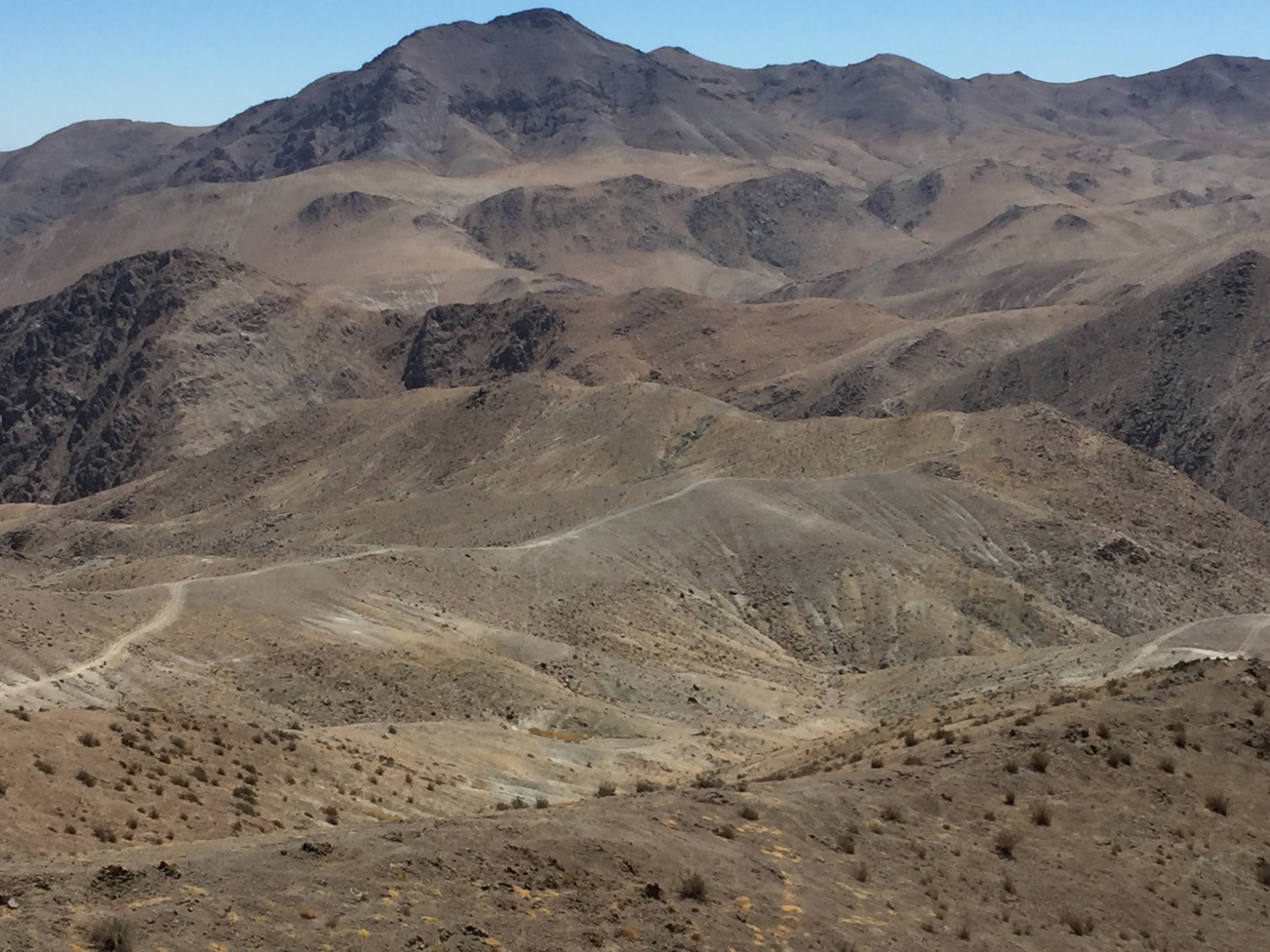 Los Azules-Q'Inti site landscape, Copiapó, Chile