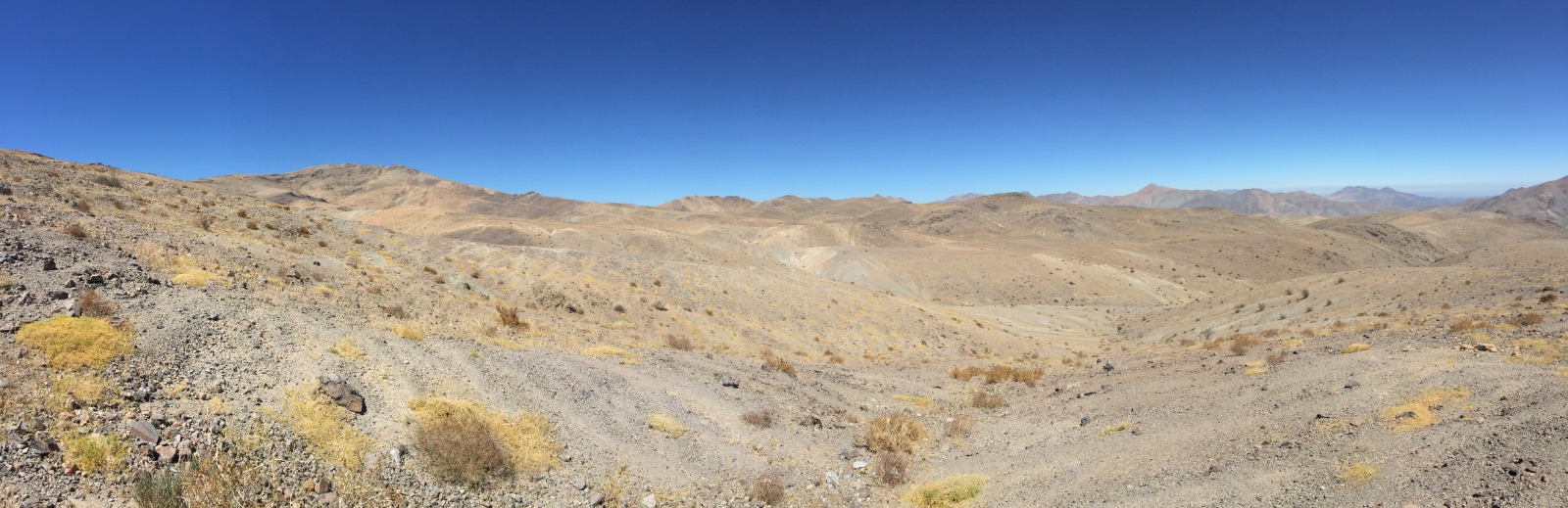 Los Azules-Q'Inti site landscape, Copiapó, Chile